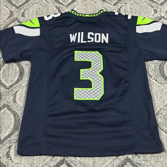 Nike Blue and Green Seahawks Jersey - Picture 6 of 6